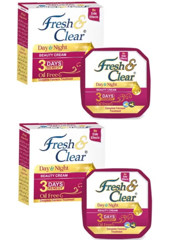 Fresh & Clear Two Pieces Of Day And Night Beauty Cream - Image 1
