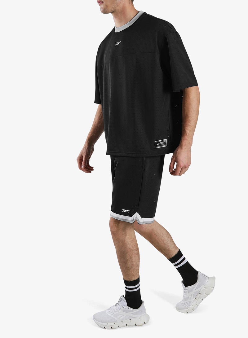 ريبوك تيشيرت شبكي مريح لكرة السلة - Image 4