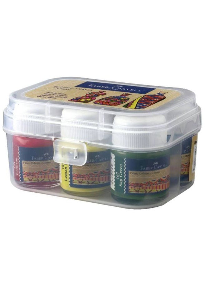 FABER-CASTELL Fabric Color Classic 10 Ml 6 Color - Image 2