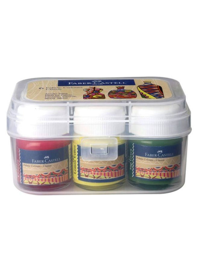 FABER-CASTELL Fabric Color Classic 10 Ml 6 Color - Image 3