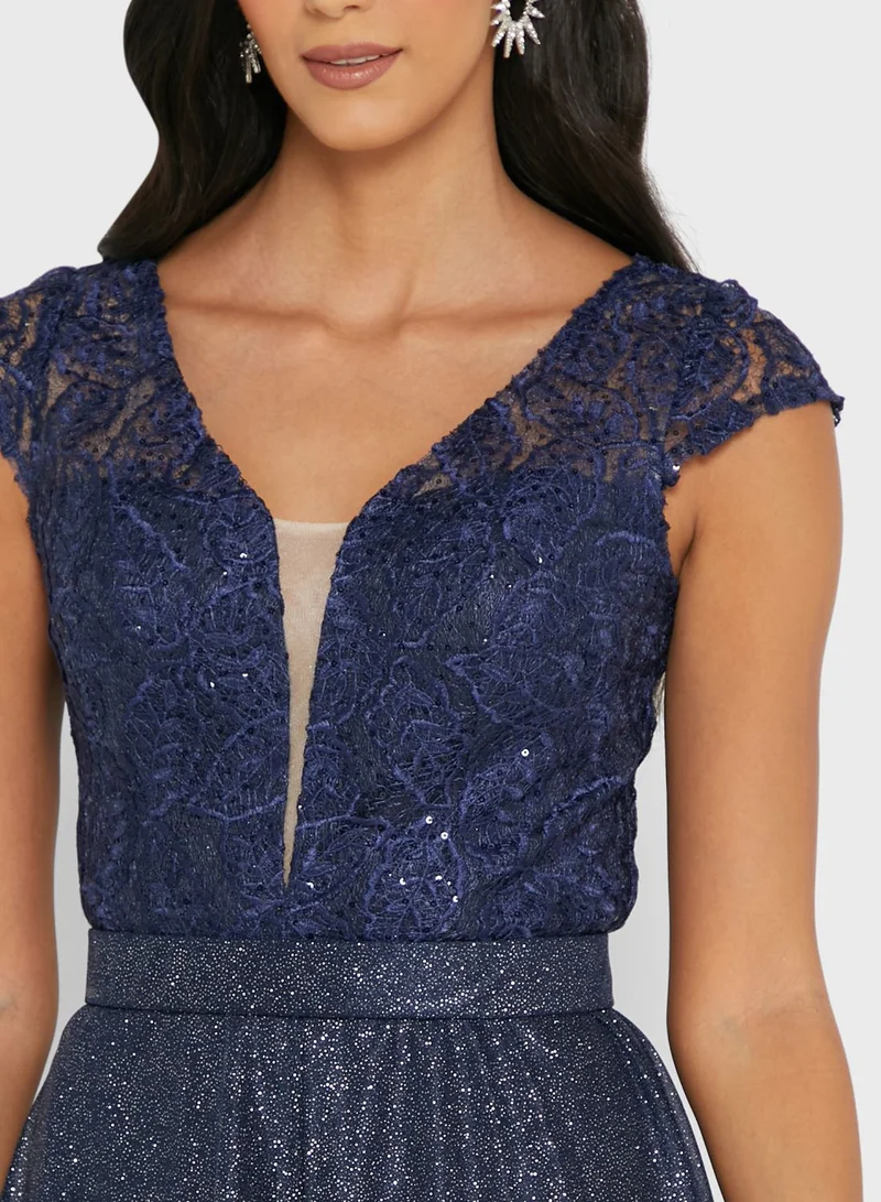 Ella Limited Edition Shimmer Lace Dress