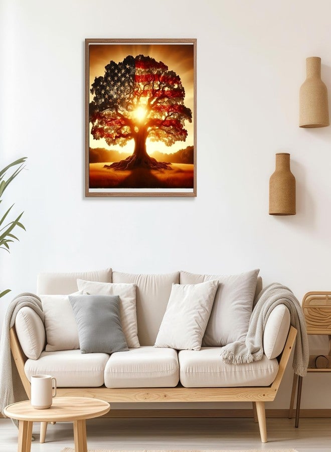 CSZPPQAF 5D Diamond Painting Kits for Adults, Tree of Life Diamond Art Kits for Adults Beginner, DIY Full Drill Diamond Dots Gem Art for Home Decor 13.7x13.7 Inch - Image 5