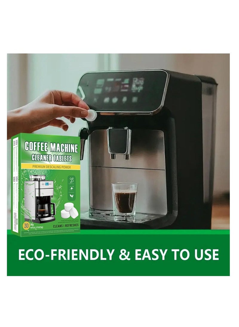 Beauenty - Machine Cleaning Tablet 30 Count Professional Espresso Machine Cleaner Descaling Tablets for Coffee Machines, Steam Ovens, Ovens, Ranges - Image 1