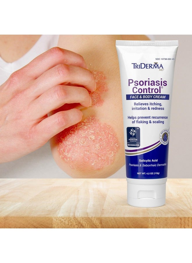 TriDerma - Riderma Psoriasis Control Face And Body Cream 4.2 Ounces - Image 1