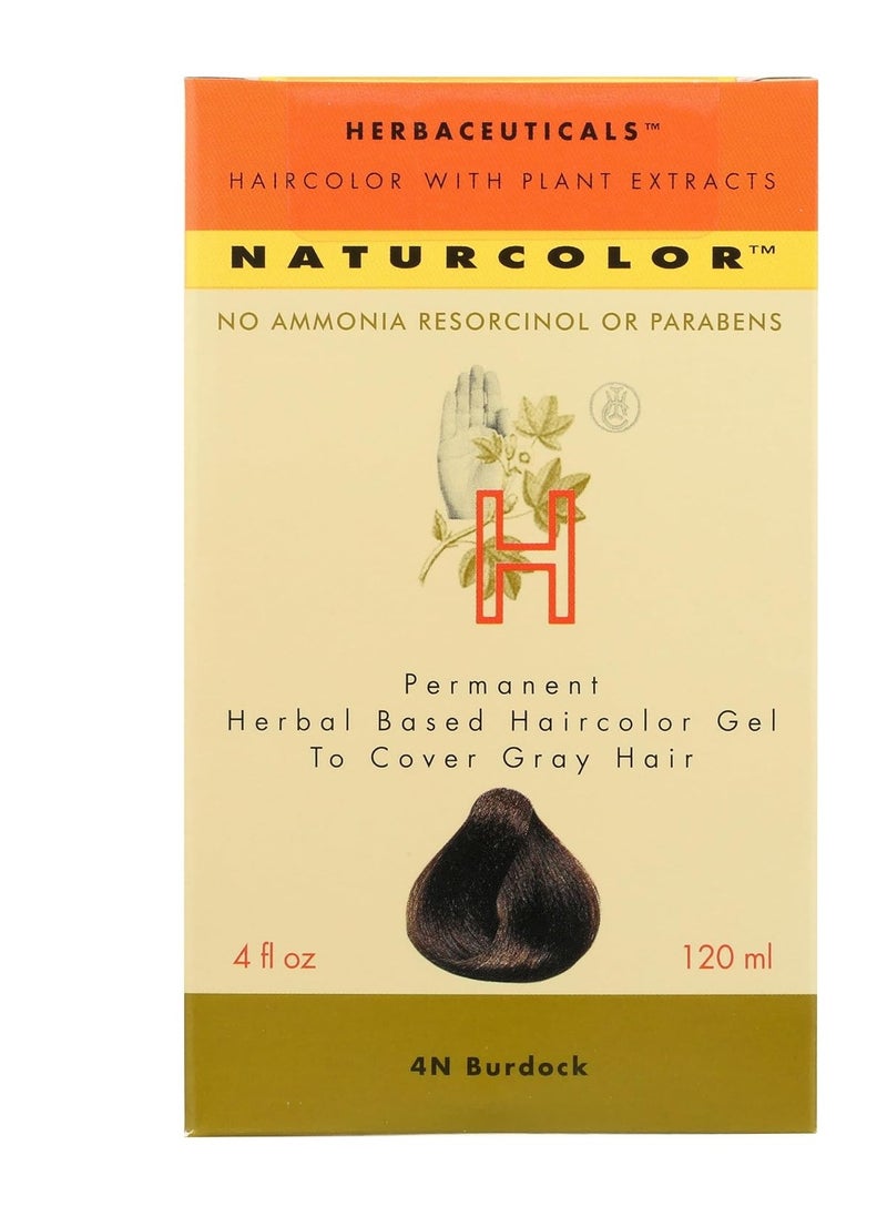 Naturcolor naturcolor Haircolor Hair Dye - Burdock, 4 Fl Oz (4N)  - Image 1