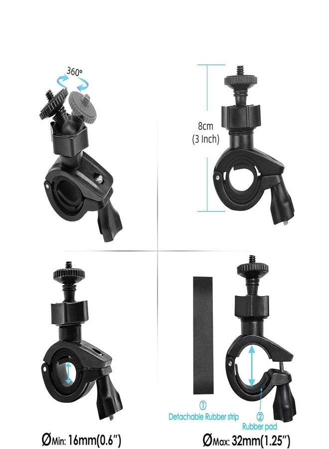 Action Pro 'O' Pole Mount Holder for Bike and Bicycles Compatible with GoPro-13/12/11/10/9/8/7/6/5/4/3+/3/SJCAM/YI/EKEN/4K Action Camera - Image 2