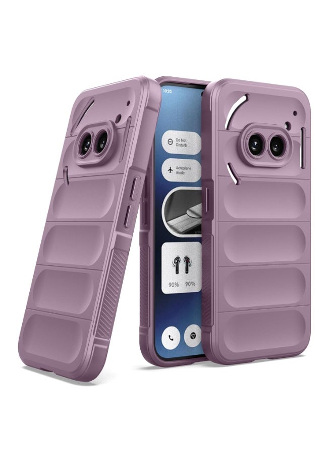 Generic Premium Protection Back Silicone Case Compatible with Nothing Phone 2A Magic Shield Shockproof Case with Camera Protection (Lavender)  - Image 1