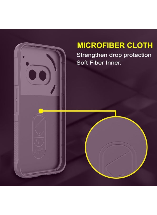 Generic Premium Protection Back Silicone Case Compatible with Nothing Phone 2A Magic Shield Shockproof Case with Camera Protection (Lavender)  - Image 5