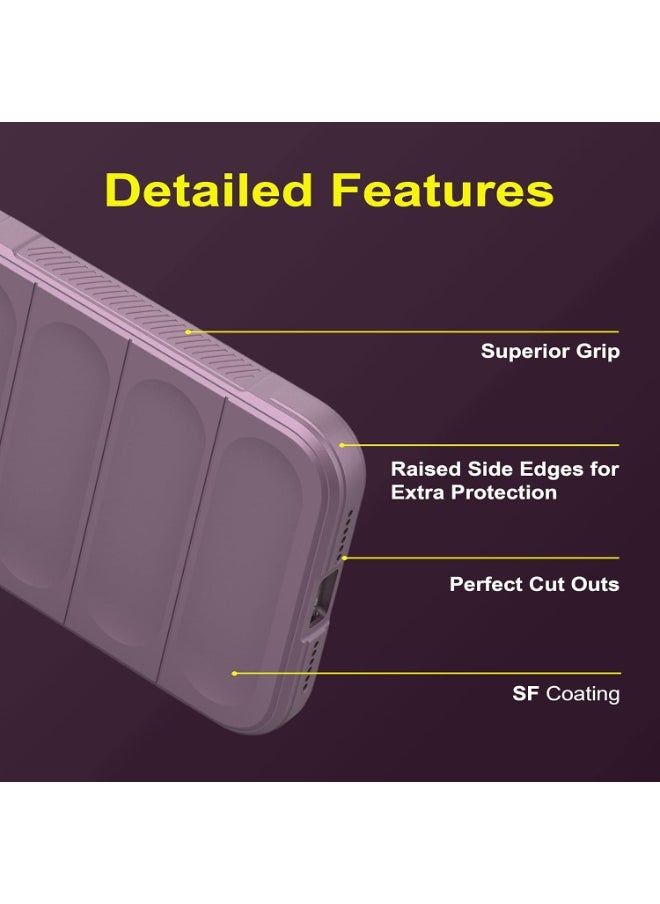 Generic Premium Protection Back Silicone Case Compatible with Nothing Phone 2A Magic Shield Shockproof Case with Camera Protection (Lavender)  - Image 3