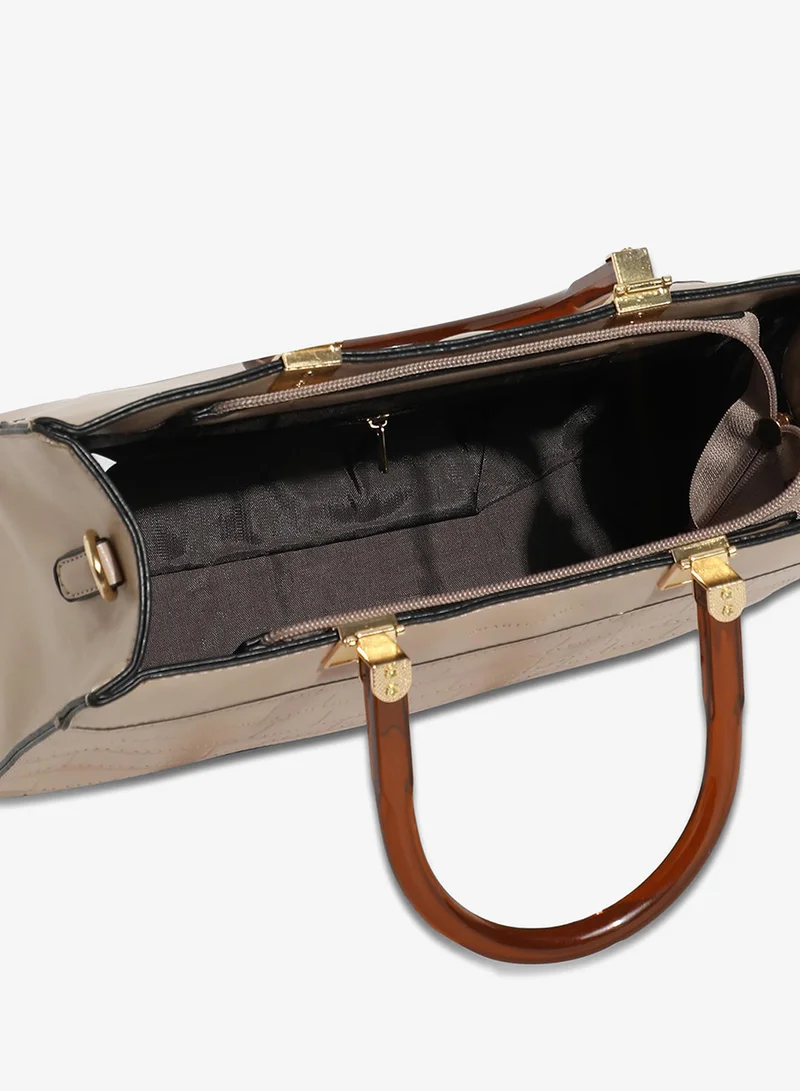 Haute Sauce  Everyday Croc Handbag - Beige for Women | Best Price UAE