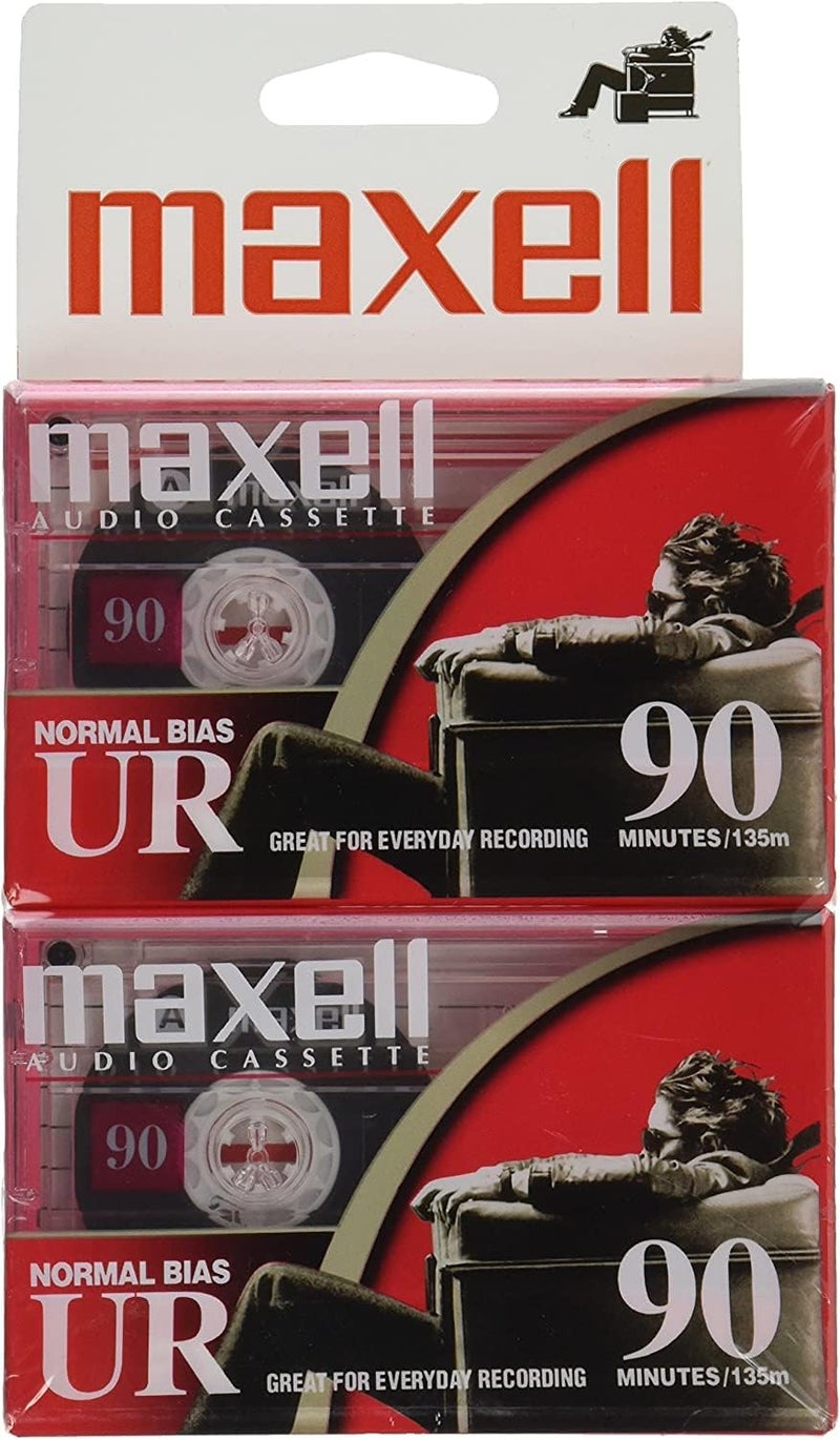 Maxell Maxell 108527 Optimally Designed Flat Packs with Low Noise Surface 90 Min Recording Time Per Cassette One Color One Size - Image 1
