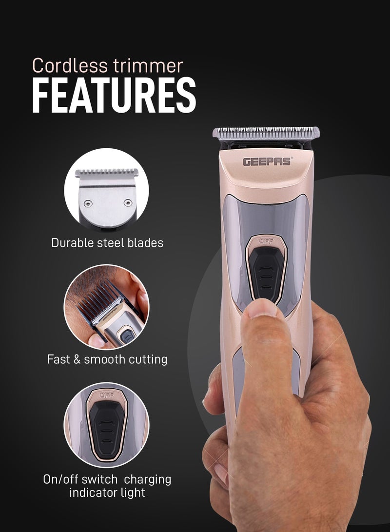 GEEPAS Geepas GTR56023 Electric hair clipper/ Trimmer, 45 mins cordless use, Cordless trimmer, Rechargeable Hair Clipper, Perfect For Salon And In House Styling - Image 2