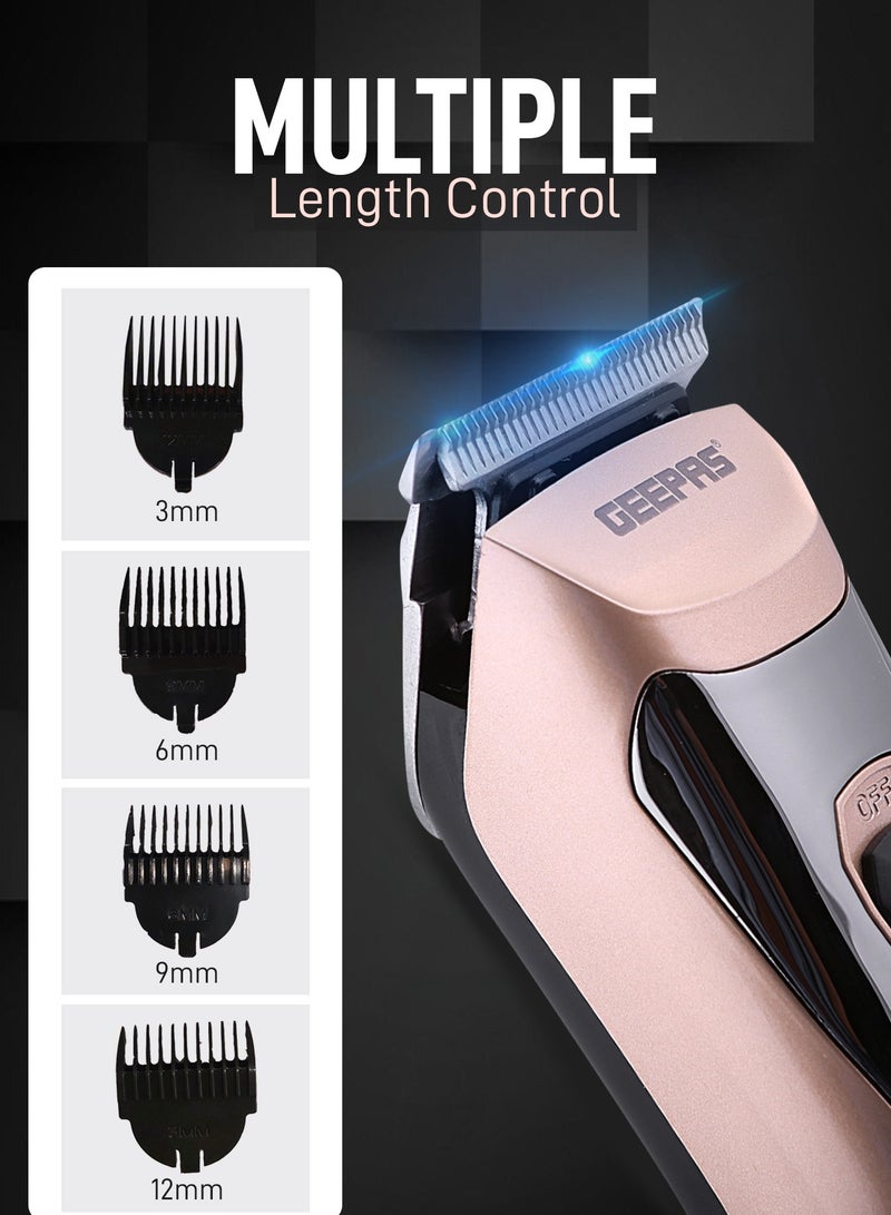GEEPAS Geepas GTR56023 Electric hair clipper/ Trimmer, 45 mins cordless use, Cordless trimmer, Rechargeable Hair Clipper, Perfect For Salon And In House Styling - Image 3