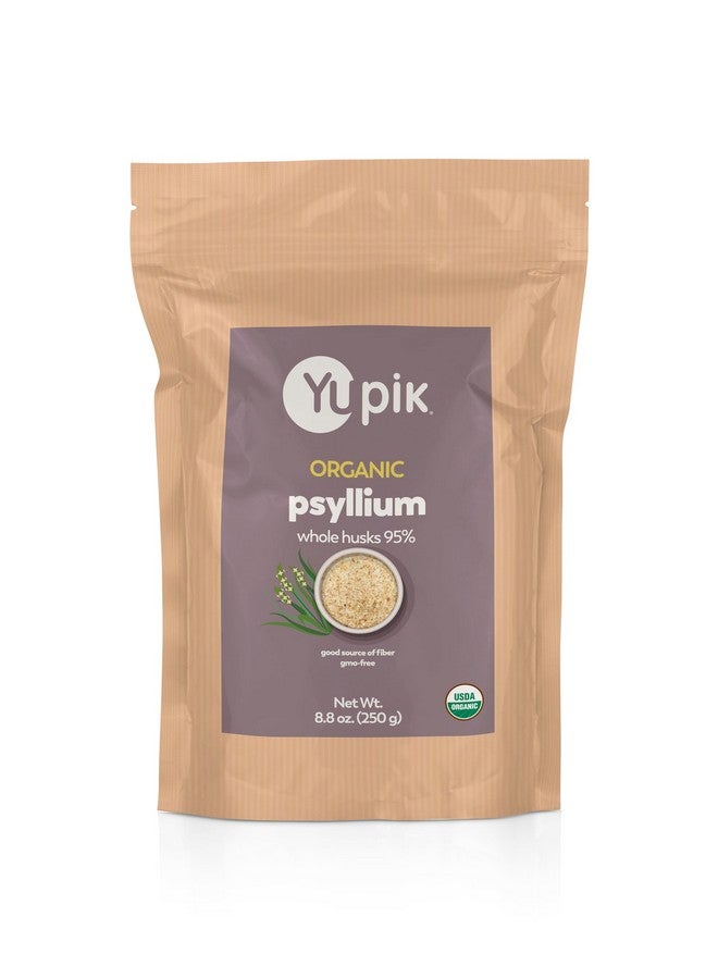 يوبيك، قشور سيلليوم كاملة عضوية بنسبة 95%، 8.8 أونصة، غير معدلة وراثيًا، نباتية، خالية من الجلوتين، قد تختلف العبوة - Image 1