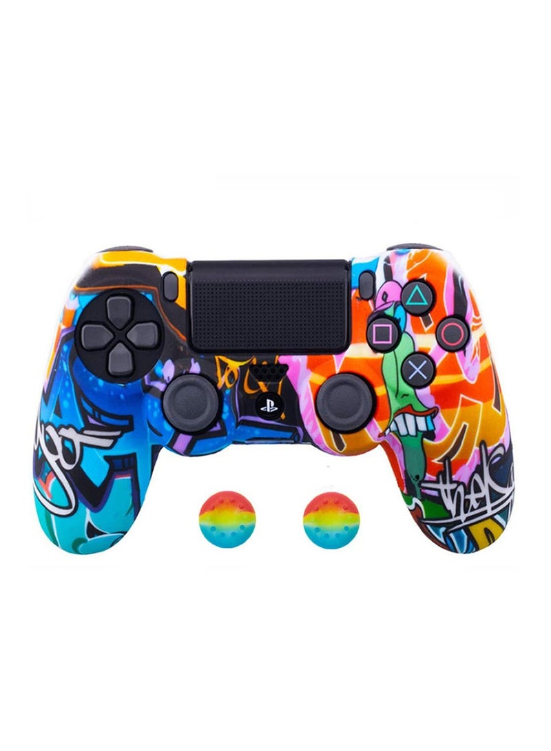 Camouflage Silicone Rubber Gel Skin for Sony Ps4 Slim Ps4 Pro Controller Cover Protective Case for Ps4 Wireless Controller Accessory - Image 2