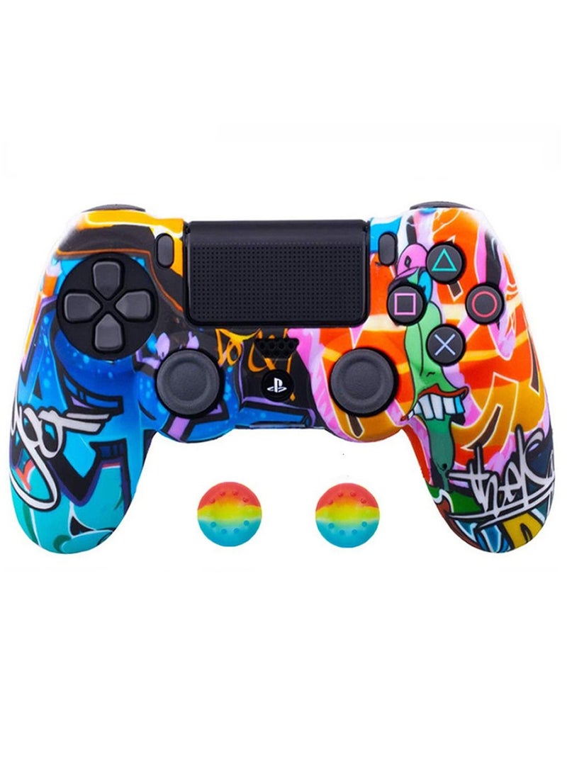 Camouflage Silicone Rubber Gel Skin for Sony Ps4 Slim Ps4 Pro Controller Cover Protective Case for Ps4 Wireless Controller Accessory - Image 1