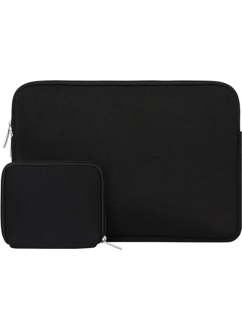 Captaintech Laptop Sleeve Compatible with MacBook Air/Pro 13-13.3 inch Notebook Compatible with MacBook Pro 14 inch M3 M2 M1 Chip Pro Max 2023-2021 Neoprene Bag with Small Case