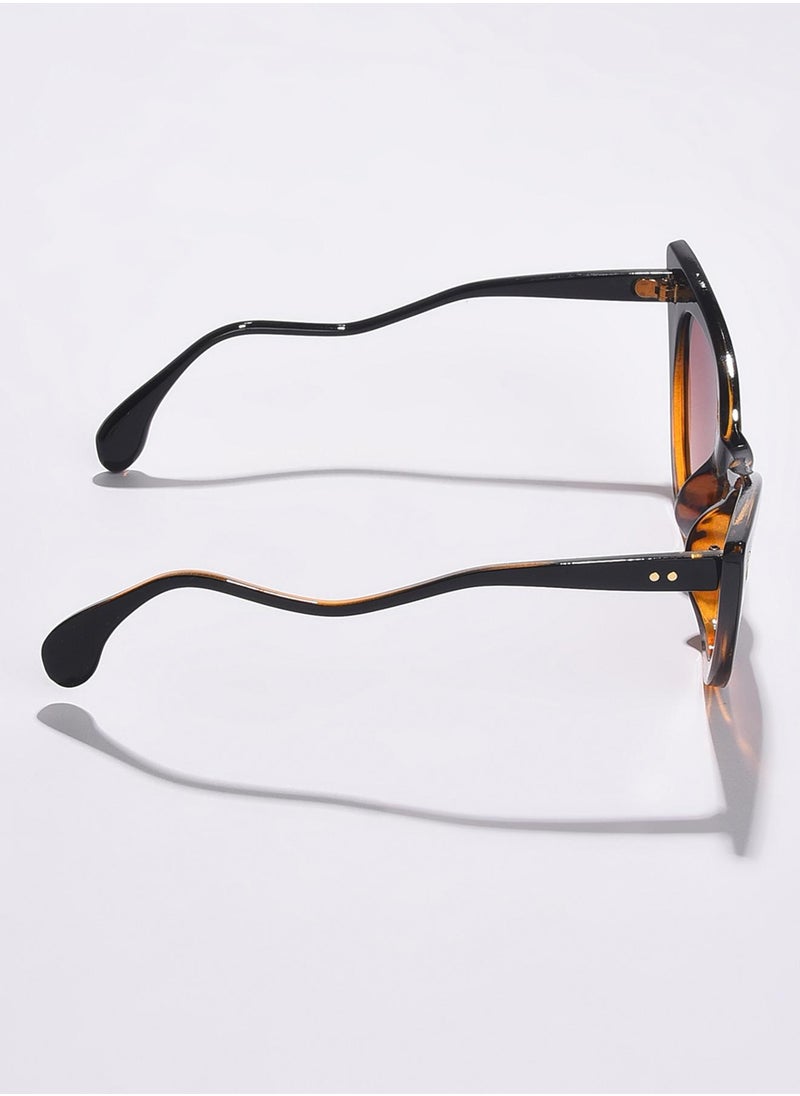 Haute Sauce Brown Lens Brown Cateye Sunglasses  - Image 5