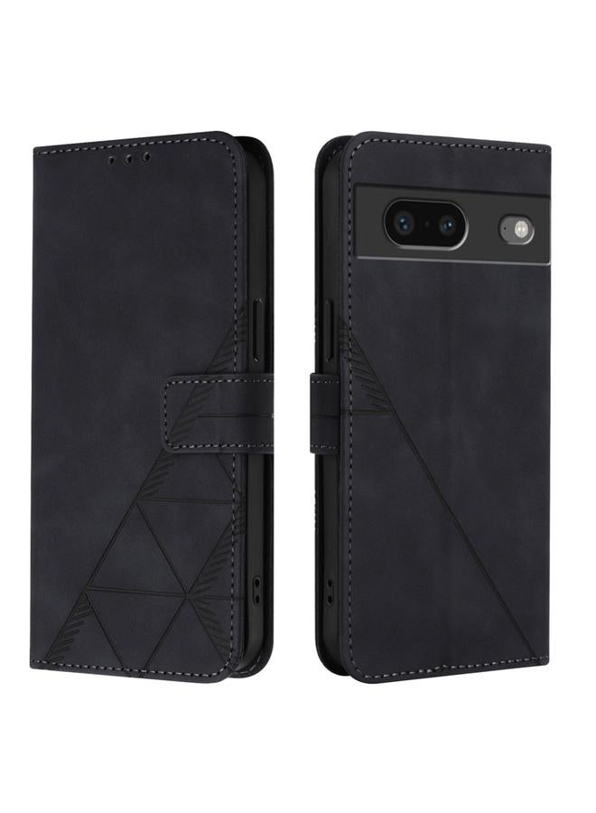 Green Tiger Case For Google Pixel 7 Crossbody 3D Embossed Flip Leather Phone Case  - Image 2