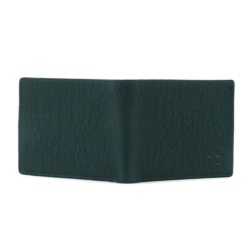 Dezire Crafts PU Leather Wallet for Men | Slim & Stylish | 3 Card Pockets, 1 Zipper Pocket, 1 Coin Pocket, 1 Currency Compartment, 2 Hidden Pockets (Green) - Image 5