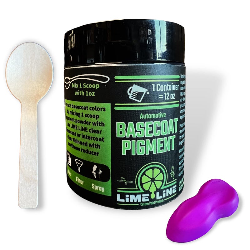 LiME LiNE Base Coat Maker Pigment Powder, Automotive Grade, Basecoat (Bright Purple) - Image 4