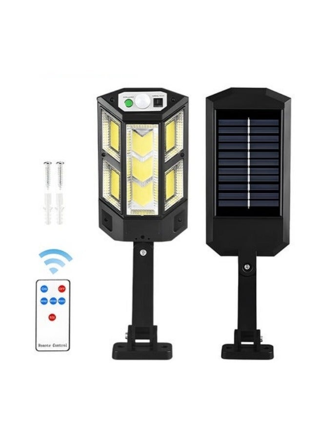 MIXDE Led Solar Street Light,Led Remote Control Solar With Remote Control,3 Modes Waterproof Solar Flood Lights Lamp Outdoor For Yard,Garden,Path,Parking Lot - Image 1