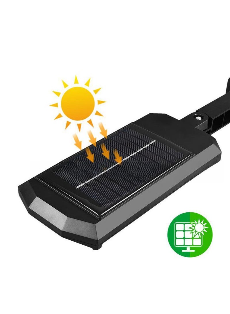 MIXDE Led Solar Street Light,Led Remote Control Solar With Remote Control,3 Modes Waterproof Solar Flood Lights Lamp Outdoor For Yard,Garden,Path,Parking Lot - Image 2