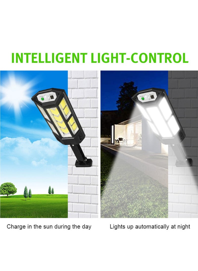 MIXDE Led Solar Street Light,Led Remote Control Solar With Remote Control,3 Modes Waterproof Solar Flood Lights Lamp Outdoor For Yard,Garden,Path,Parking Lot - Image 3