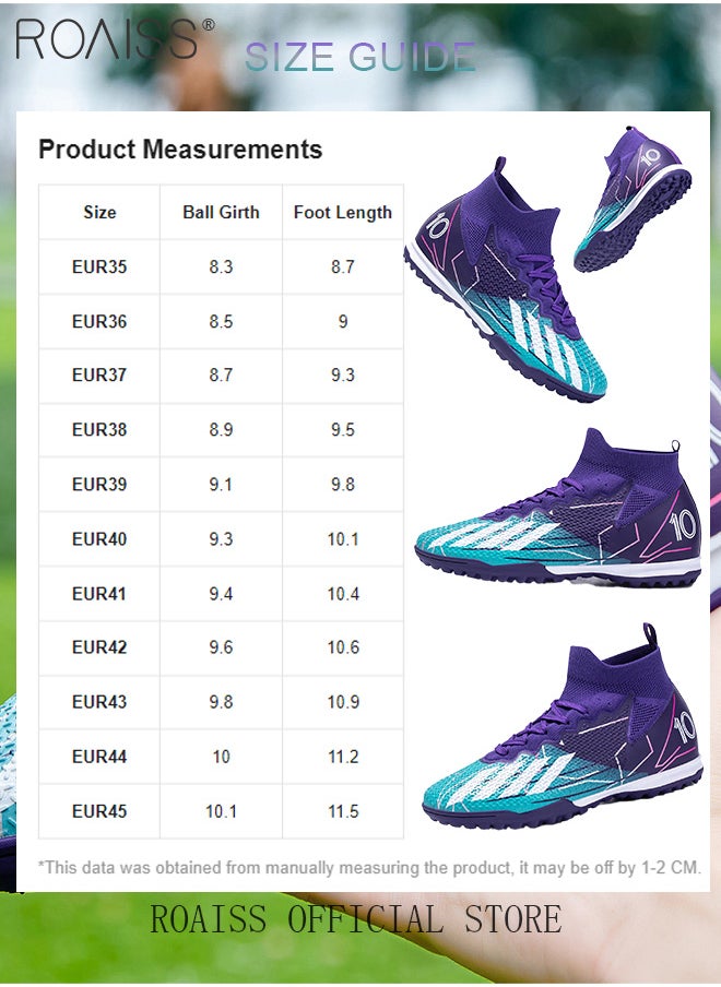 Short Spike High Top Football Shoes for Men Professional Training Anti-Slip Wear-Resistant Soccer Cleats Teens Lightweight Comfortable Breathable Odorless Sports Spikes with Rubber Sole - pzsku/ZA3783C2661BAD903E55FZ/45/_/1719987459/a375fdf5-143a-4fa7-a08e-7c1673001771