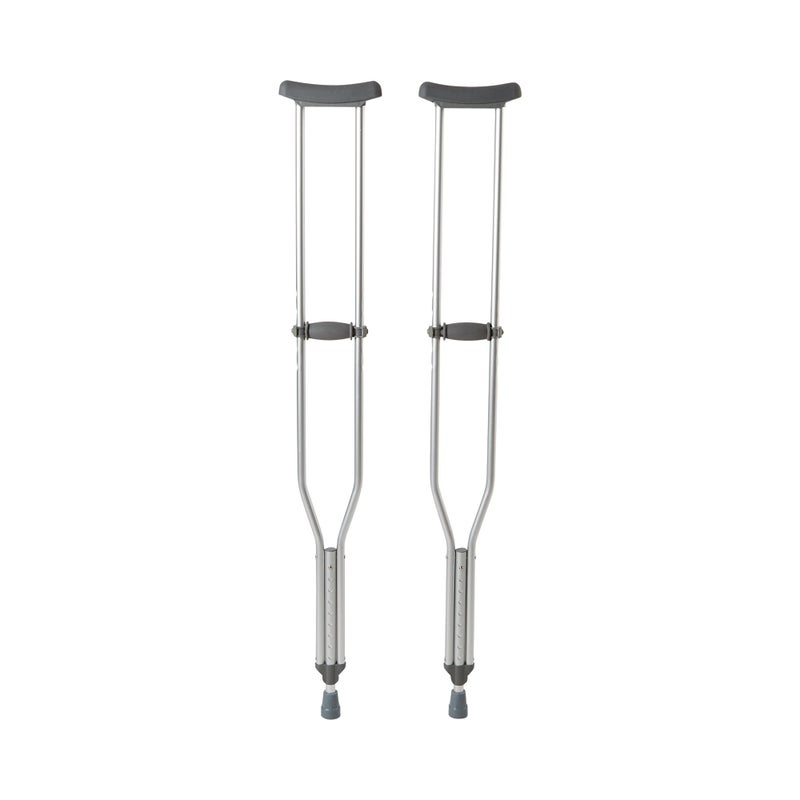 McKesson Aluminum Adjustable Underarm Crutches for Tall Adults Max 350 lbs 1 Pair