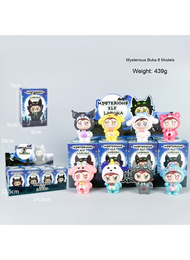 NIBEMINENT - Set Figures, Funny LABUBU Series Character Figure, Holiday Birthday Gift（Single Box） - Image 1