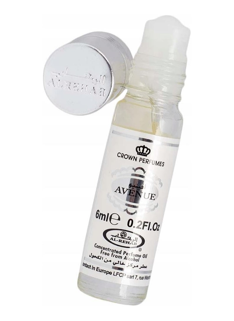 Avenue Concentrated Perfume Oils 6ml (Pack of 6)