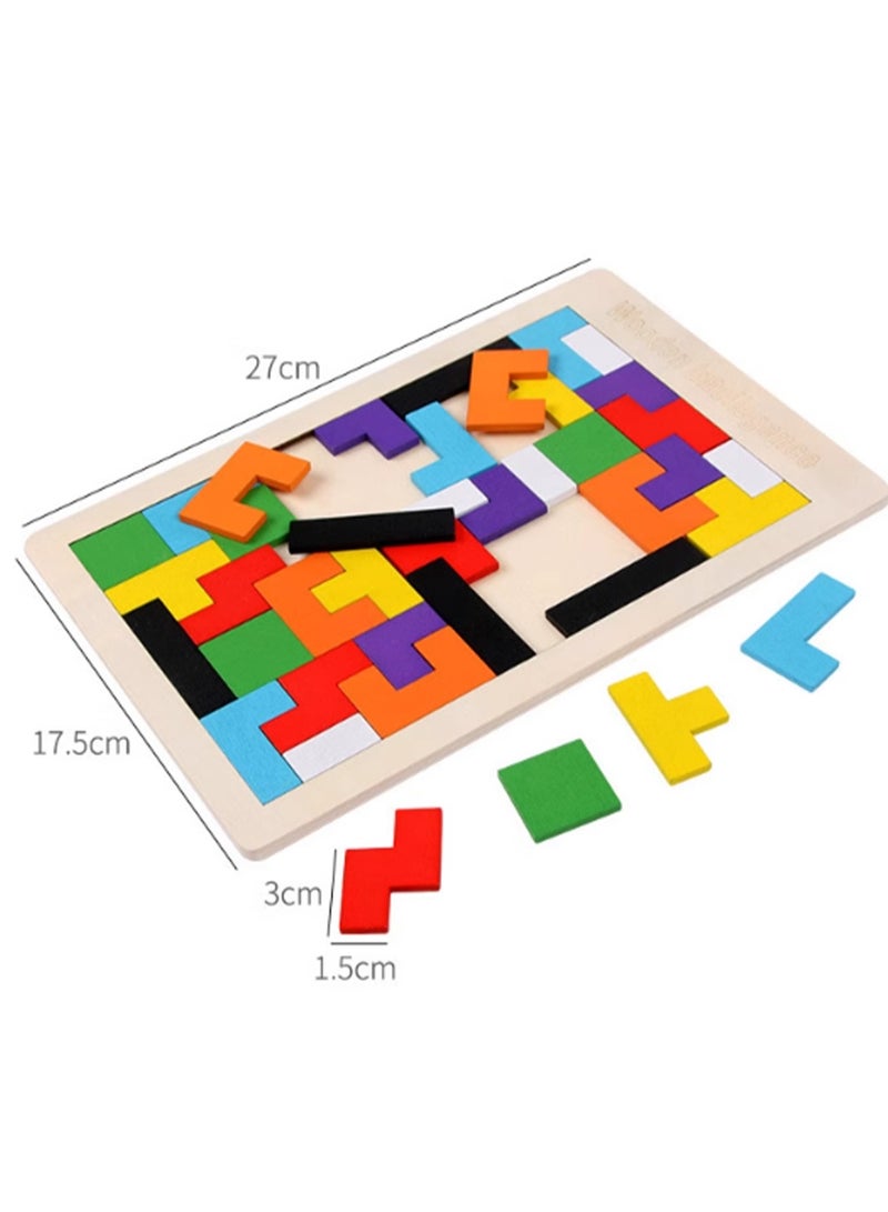 Children's Early Childhood Educational Toys Tetris Puzzle Building Blocks - Image 2