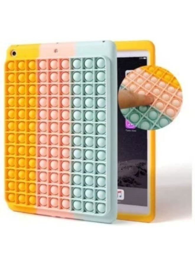 Toy Tablet Silicone Rainbow Back Cover for iPad - Image 1