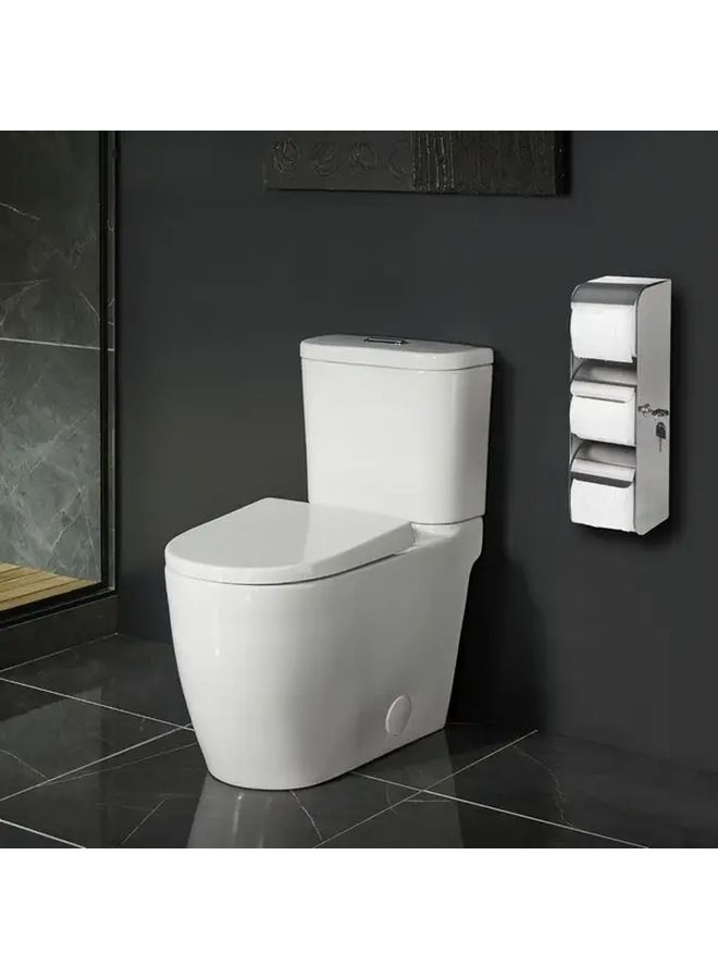 Commercial Grade Stainless Steel Toilet Paper Dispenser Touchless Wall Mount - Image 5