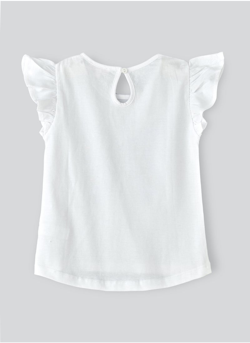 Jelliene Sunshine Squad: Girls' Breezy Cotton Tees Playful & Summer Fun  - Image 2