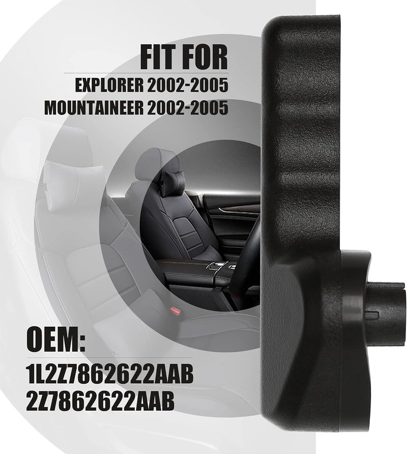 BASIKER Black Driver & Passenger Seat Adjuster Handle for Explorer & Mountaineer 2002-2005| OEM: 1L2Z7862622AAB 1L2Z 7862622 AAB (Parchment) - Image 2