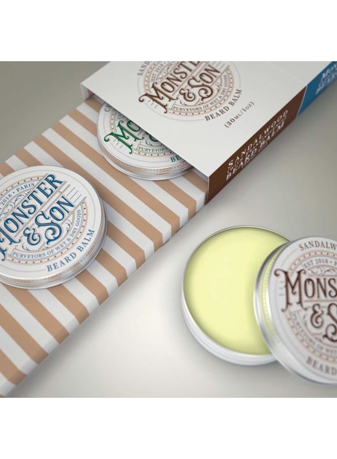 Monster&Son مجموعة بلسم اللحية العضوي x3 - Image 2