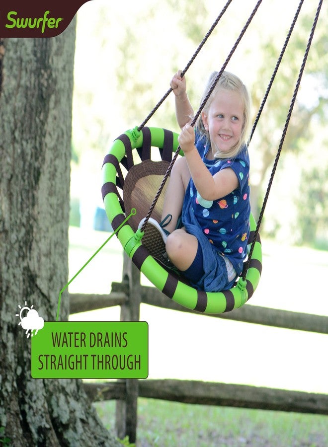 Swurfer Orbit Tree Swing, Saucer Swing - Tree Swings for Kids Outdoor, Outdoor Swings for Kid, Weather Resistant, Padded Frame, Durable, Mesh, Quick and Easy Tool Free Assembly, Age 3 and Up (24 Inch) - Image 5