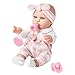 BDDOLL 12 Baby Doll and Clothes Accessories Playset with Feeding Bottle Pacifier First Baby Dolls for Toddlers 36 Months and Up - Image 3