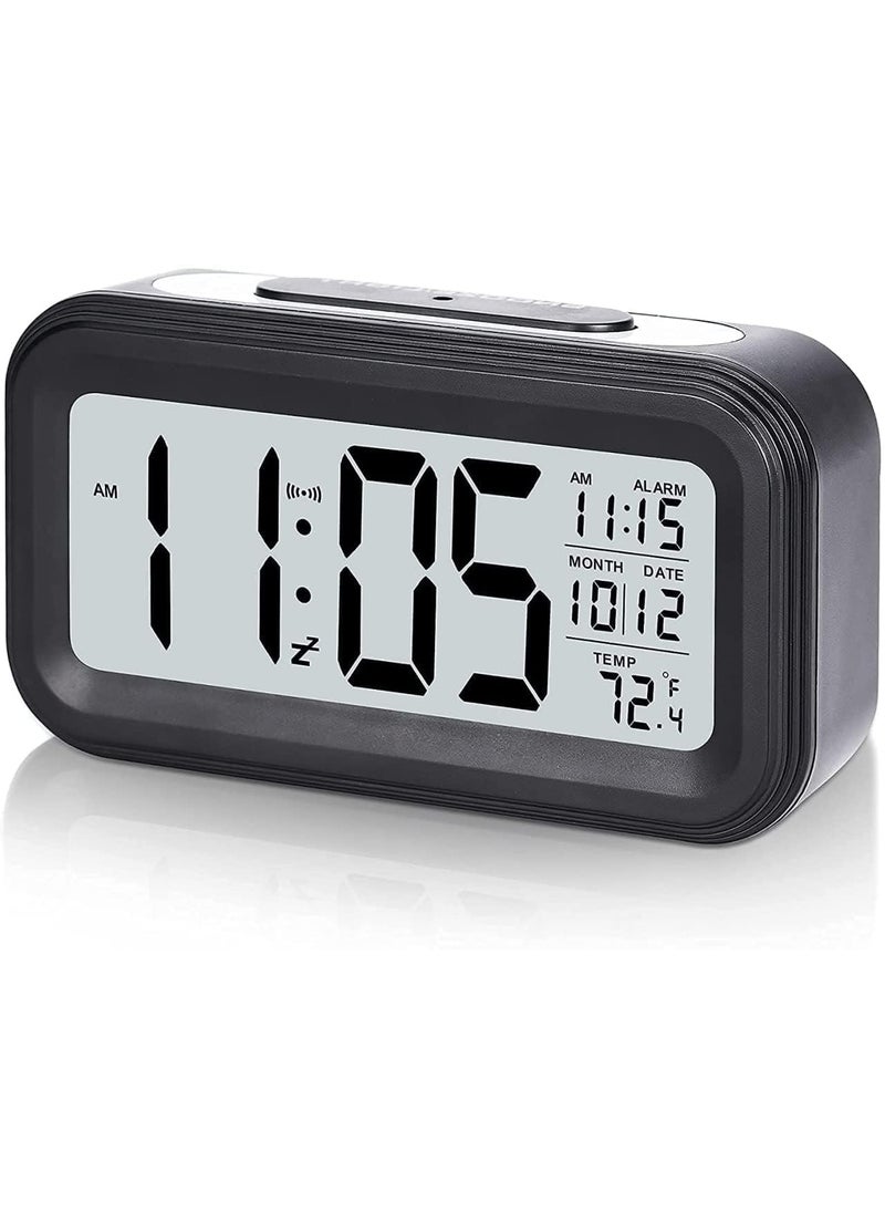 Pamidhar Pamidhar Digital Smart Alarm Clock Smart Automatic Sensor Backlight Plastic Alarm with Date and Temperature Display Multicolor Pack of 1  - Image 1