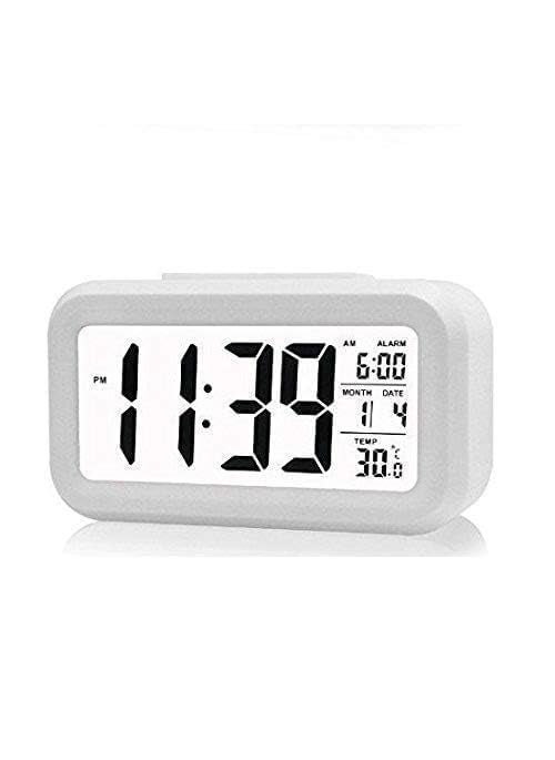Pamidhar Pamidhar Digital Smart Alarm Clock Smart Automatic Sensor Backlight Plastic Alarm with Date and Temperature Display Multicolor Pack of 1  - Image 2