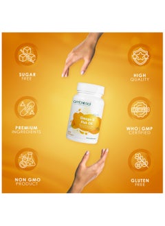 ambrosial Omega 3 Fish Oil High Quality Fish Oil Supplement- 60 Softgels  - Image 5