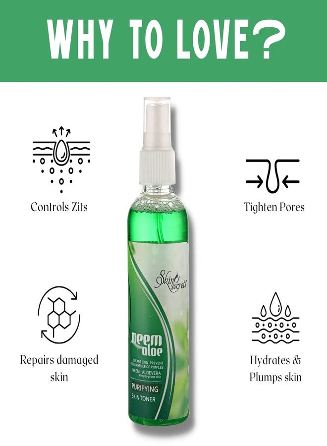 Skin Secrets Neem & Aloe Skin Toner - 100ml - Image 2
