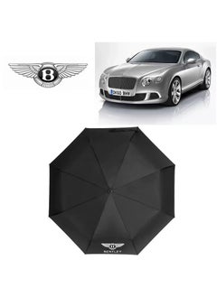 4S BENTLEY Auto Business Automatic Tri-fold Umbrella One-click Opening and Folding Gift Umbrella