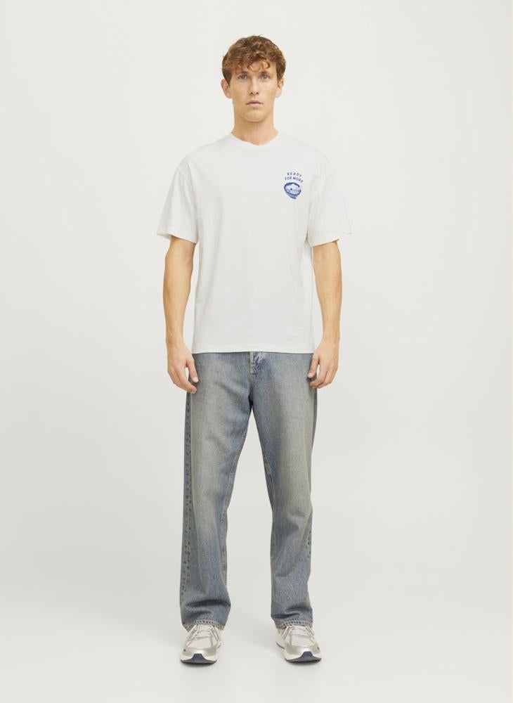 JACK & JONES Jjcharge Charge Printed Crew Neck T-Shirt  - Image 4