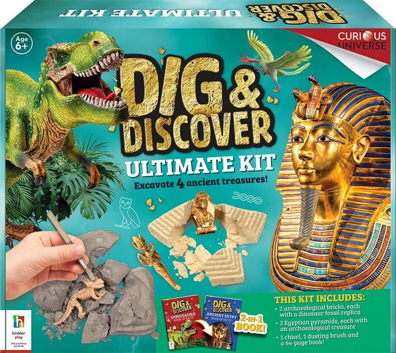 مجموعة أنشطة التلوين من هينكلر "Dig & Discover Ultimate Kit"