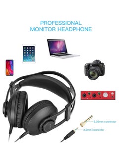BOYA BY-HP2 Professional Over-Ear Headphone, Studio Recording Monitor Mixing Podcast Guitar Drum TV  - Image 5
