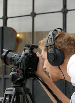 BOYA BY-HP2 Professional Over-Ear Headphone, Studio Recording Monitor Mixing Podcast Guitar Drum TV  - Image 4