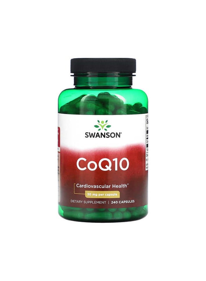 CoQ10، 30 مجم، 240 كبسولة